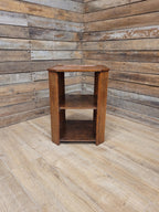 Art Deco Oak Book Table 1930s Octagonal Heals Style Three Tier