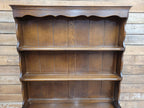 Jaycee Oak Welsh Dresser Vintage Carved Kitchen Display Cabinet Cupboard