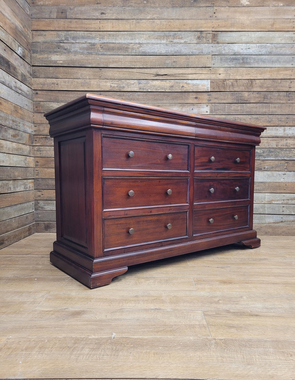 Solid Wood Chest Of Eight Drawers Georgian Style Hidden Storage