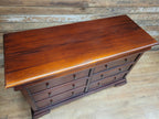 Solid Wood Chest Of Eight Drawers Georgian Style Hidden Storage