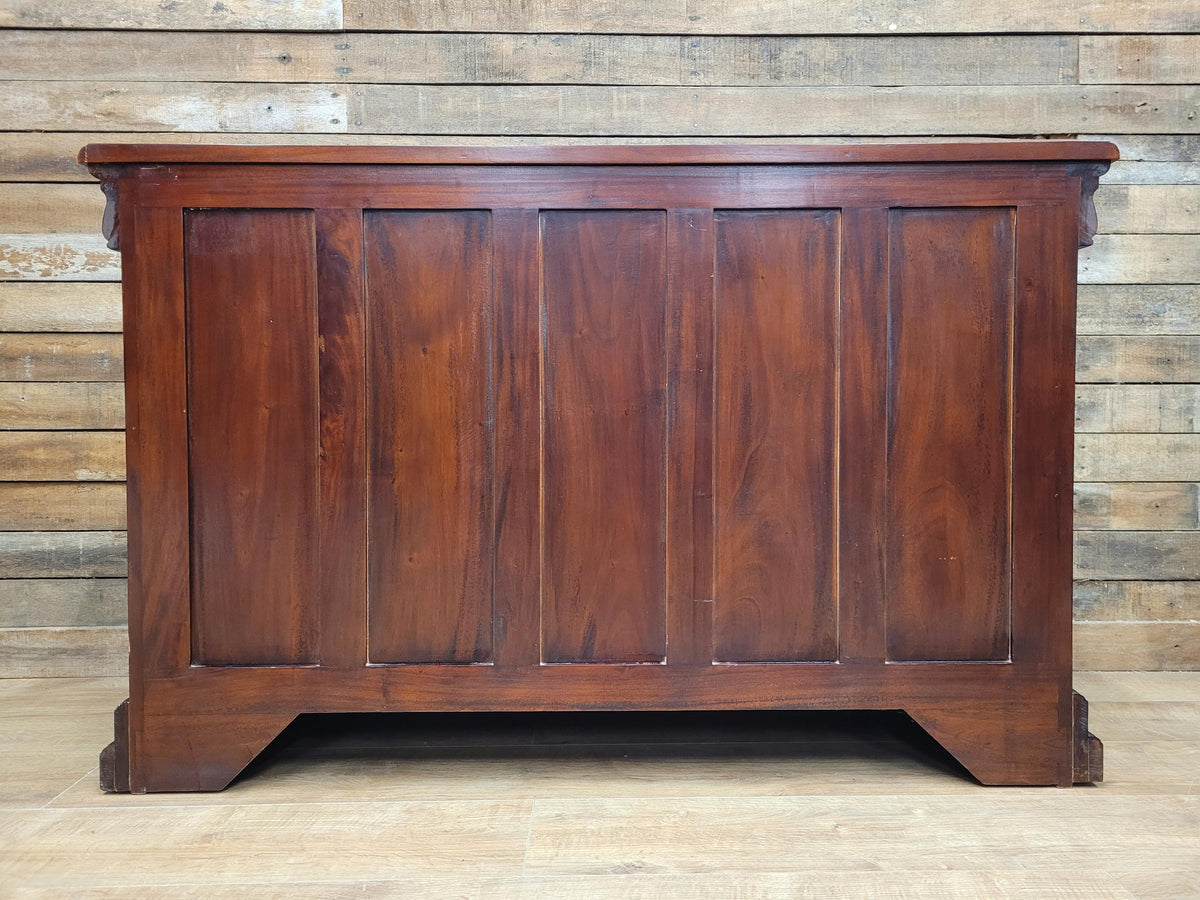 Solid Wood Chest Of Eight Drawers Georgian Style Hidden Storage