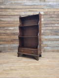 Northampton Collection Vintage Wooden Bookcase Georgian Style Shelves Drawer