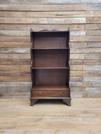 Northampton Collection Vintage Wooden Bookcase Georgian Style Shelves Drawer