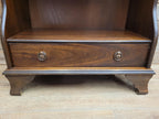 Northampton Collection Vintage Wooden Bookcase Georgian Style Shelves Drawer