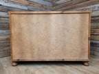 Solid Pine Chest Of Drawers Vintage Farmhouse Three Drawer Bedroom Storage
