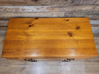 Solid Pine Chest Of Drawers Vintage Farmhouse Three Drawer Bedroom Storage