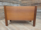 Vintage Teak Magazine Rack Mid Century Modern Record Holder Danish Style