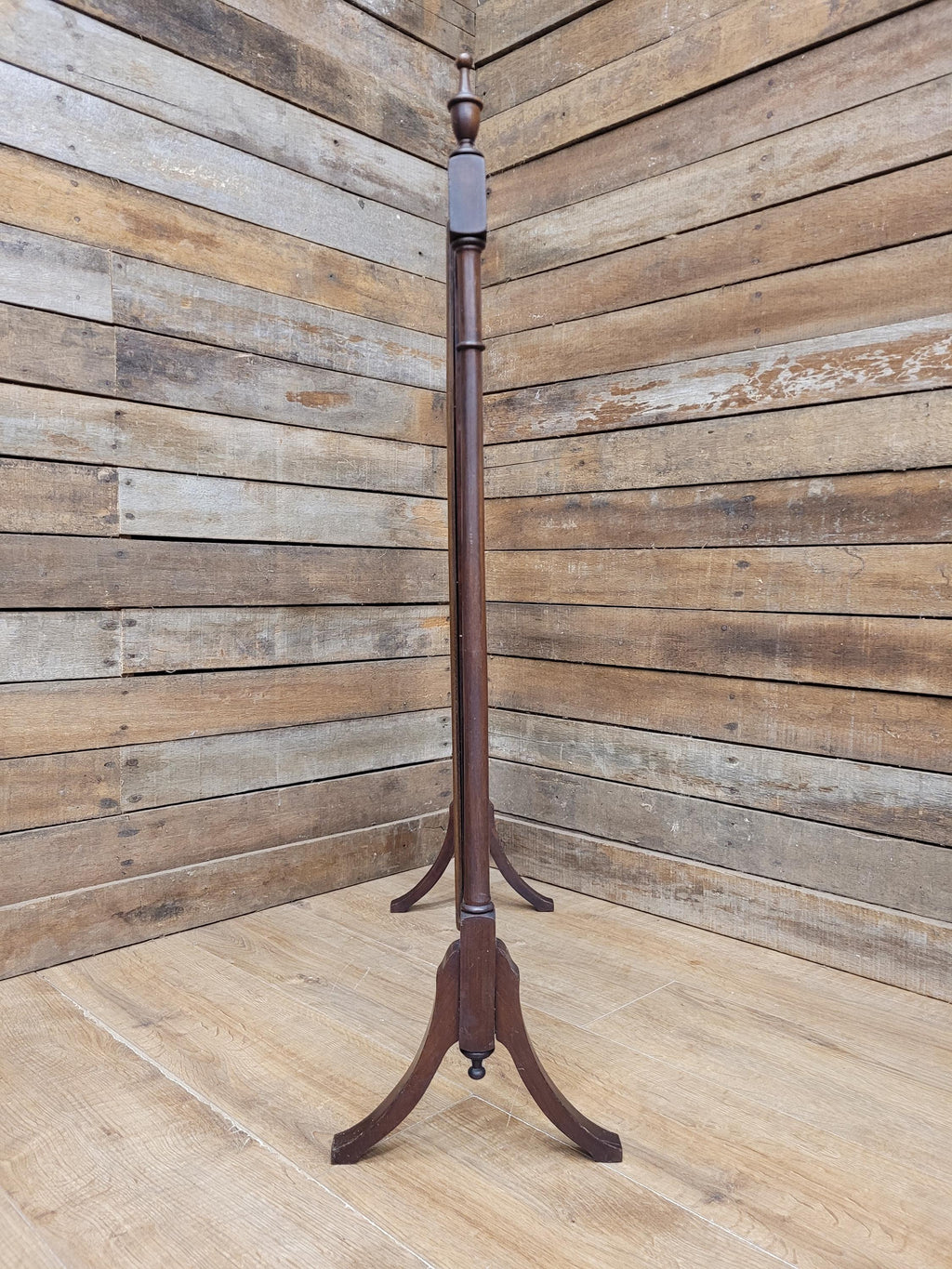 Victorian Mahogany Fire Screen Antique Silk Damask Panel Fireplace Guard