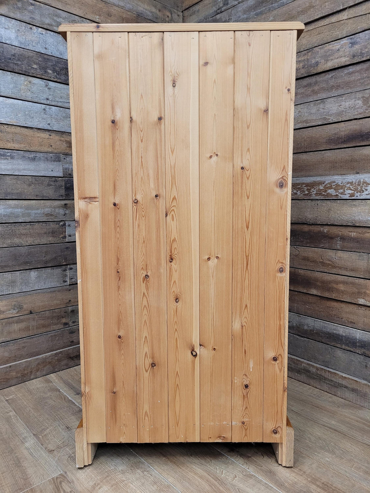Solid Pine Slimline Tallboy Wellington Chest Of Six Drawers Farmhouse Style