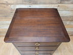 Stag Minstrel Four Drawer Bedside Chest Vintage Mahogany John Sylvia Reid